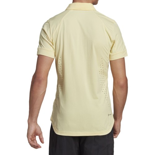 Men's Polo T-shirt Adidas New York Polo - almost yellow Men's Polo T-shirt Adidas New York Polo - almost yellow