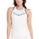 Women's top Lucky in Love Cool Urbana V.I.P. Tank w/Bra - white