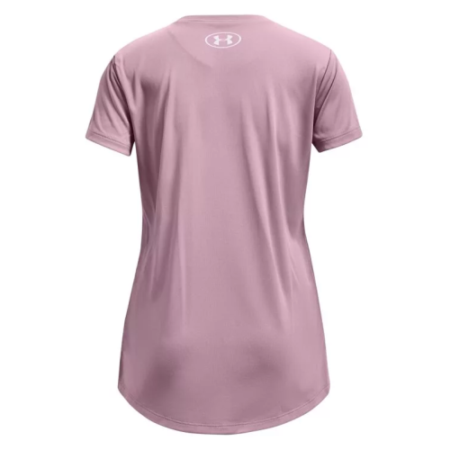 Girls' T-shirt Under Armour Girls' UA Tech Big Logo Short Sleeve - mauve pink/white Girls' T-shirt Under Armour Girls' UA Tech Big Logo Short Sleeve - mauve pink/white