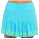 Women's skirt Lucky in Love Embroidery Long Stitch Around Skirt - sky