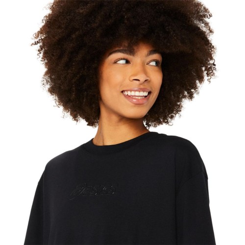 Women's T-shirt Asics Logo T-Shirt - performance black Women's T-shirt Asics Logo T-Shirt - performance black