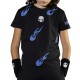 Boys' t-shirt Hydrogen Flames tech Tee - black/bluette Boys' t-shirt Hydrogen Flames tech Tee - black/bluette