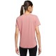 Women's T-shirt Nike Dri-FIT One Short Sleeve Standard Fit Top - red stardust/white