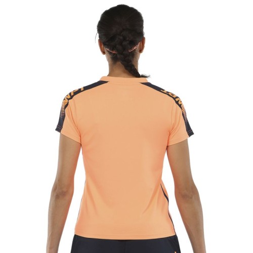 Women's T-shirt Bullpadel Yacopi Polo Woman - naranja fluor Women's T-shirt Bullpadel Yacopi Polo Woman - naranja fluor
