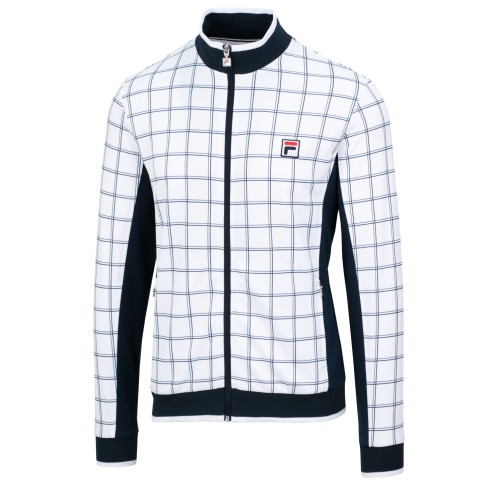 Men's Jumper Fila Jacket Frederic M - white/peacoat blue