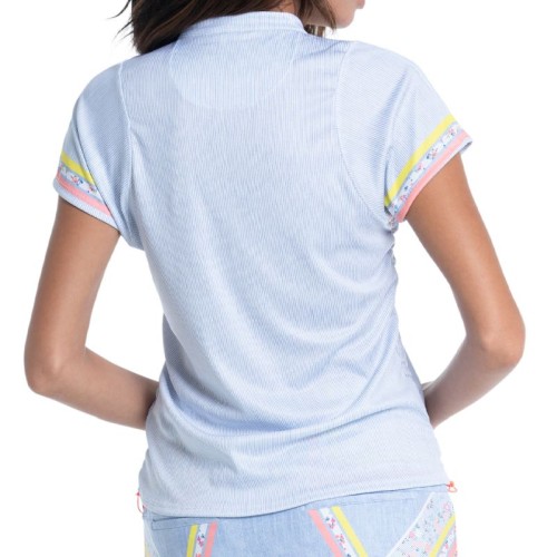 Women's T-shirt Lucky in Love Liberty In Love Chambray Blossom - light denim Women's T-shirt Lucky in Love Liberty In Love Chambray Blossom - light denim