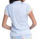Women's T-shirt Lucky in Love Liberty In Love Chambray Blossom - light denim Women's T-shirt Lucky in Love Liberty In Love Chambray Blossom - light denim
