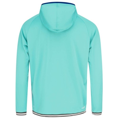 Men's Jumper Head Topspin Hoodie - turquoise/print vision Men's Jumper Head Topspin Hoodie - turquoise/print vision