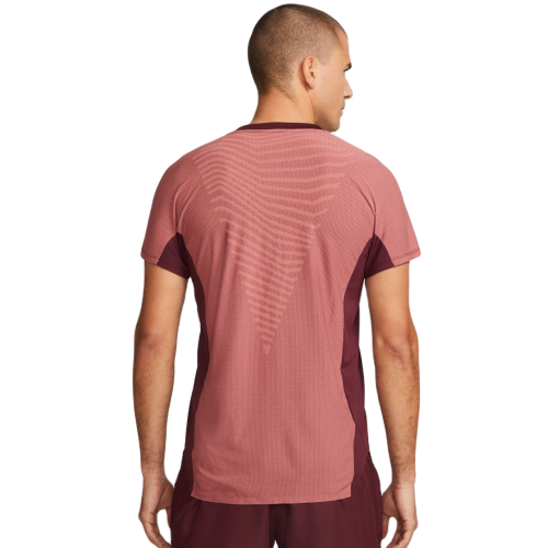 Men's Polo T-shirt Nike Dri-Fit Advantage Slam Tennis Polo - night maroon/white Men's Polo T-shirt Nike Dri-Fit Advantage Slam Tennis Polo - night maroon/white
