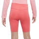 Girls' shorts Nike Dri-Fit One Bike Shorts - sea coral/white