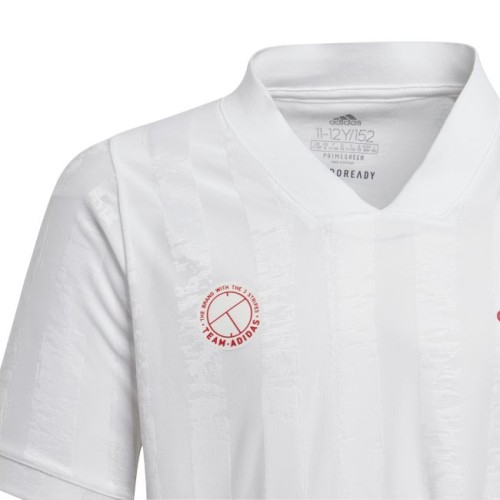 Boys' t-shirt Adidas Freelift Tee E - white/scarlet Boys' t-shirt Adidas Freelift Tee E - white/scarlet