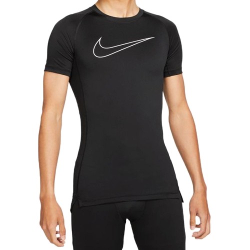 Men’s compression clothing Nike Pro Dri-Fit Tight Top SS M - black/white Men’s compression clothing Nike Pro Dri-Fit Tight Top SS M - black/white