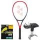 Tennis racket Yonex VCORE 100 (300 g) SCARLET + string + stringing Tennis racket Yonex VCORE 100 (300 g) SCARLET + string + stringing
