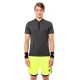 Men's Polo T-shirt Hydrogen Tech Serafino Man - black melange Men's Polo T-shirt Hydrogen Tech Serafino Man - black melange