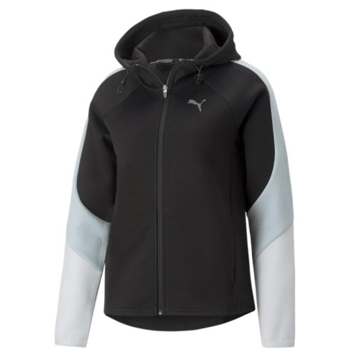 Women's jumper Puma Evostripe Full Zip Hoodie - puma black Women's jumper Puma Evostripe Full Zip Hoodie - puma black
