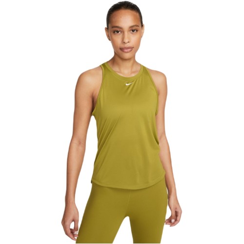 Women's top Nike Dri-Fit One Tank - moss/white