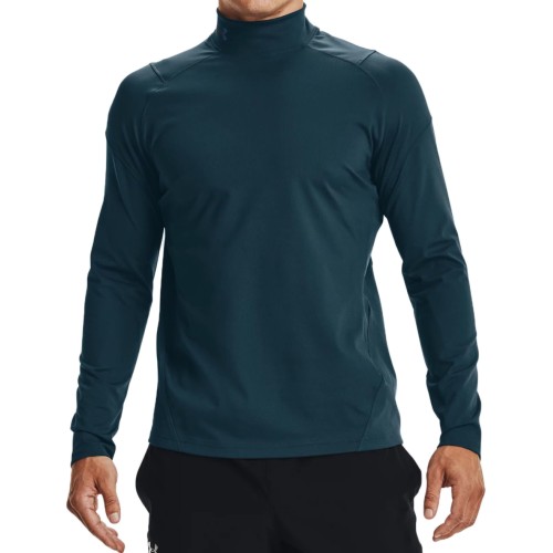 Men's Jumper Under Armour ColdGear Rush Mock - blue note Men's Jumper Under Armour ColdGear Rush Mock - blue note