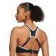Women's bra Nike Dri-Fit Impact CB Logo Bra W - black/smoke grey/white/black Women's bra Nike Dri-Fit Impact CB Logo Bra W - black/smoke grey/white/black