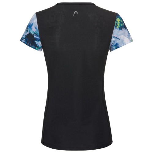 Women's T-shirt Head Mia T-Shirt W - sky blue/black Women's T-shirt Head Mia T-Shirt W - sky blue/black