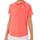 Girls' T-shirt Asics Tennis Short Sleeve Top - diva pink Girls' T-shirt Asics Tennis Short Sleeve Top - diva pink