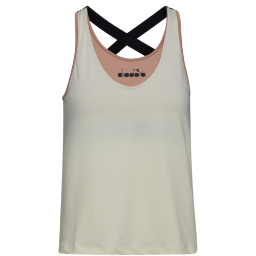 Women's top Diadora L. Tank Clay - mahogany rose/whisper white Women's top Diadora L. Tank Clay - mahogany rose/whisper white