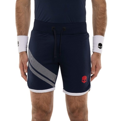 Men's shorts Hydrogen Sport Stripes Tech Shorts - blue navy/white Men's shorts Hydrogen Sport Stripes Tech Shorts - blue navy/white