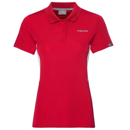 Girls' T-shirt Head Club Tech Polo Shirt - red