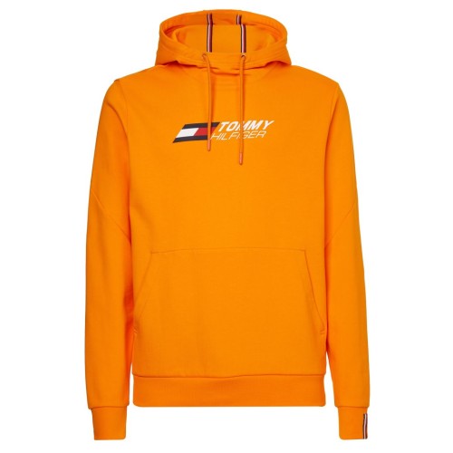 Men's Jumper Tommy Hilfiger Essentials Hoody - hawaiian orange