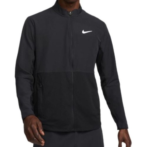 Men's Jumper Nike Court Advantage Packable Jacket - black/white Men's Jumper Nike Court Advantage Packable Jacket - black/white