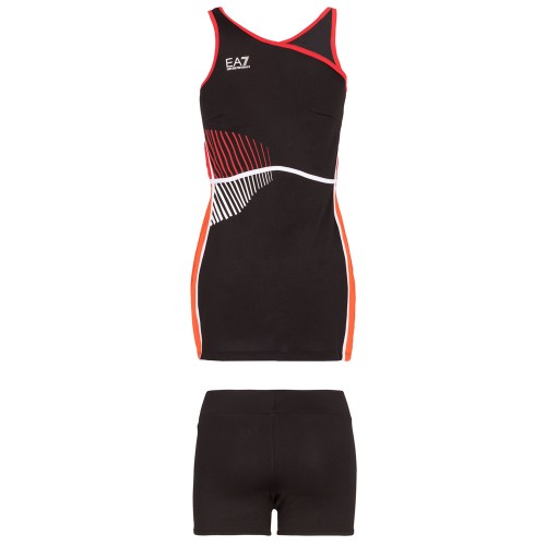 Women's dress EA7 Woman Jersey Dress - black Women's dress EA7 Woman Jersey Dress - black