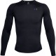 Men's long sleeve T-shirt Under Armour Rush Heatgear 2.0 Comp LS - black Men's long sleeve T-shirt Under Armour Rush Heatgear 2.0 Comp LS - black