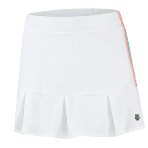 Women's skirt K-Swiss Tac Hypercourt Pleated Skirt 3 - white Women's skirt K-Swiss Tac Hypercourt Pleated Skirt 3 - white