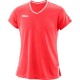 Girls' T-shirt Wilson Team II V-Neck G - fiery coral