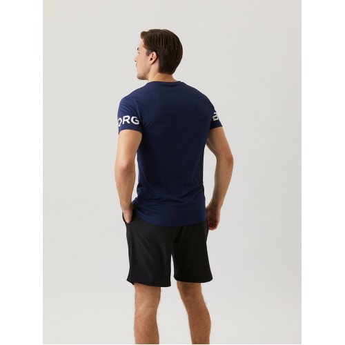 Men's T-shirt Bj_rn Borg Tee Borg M - navy Men's T-shirt Bj_rn Borg Tee Borg M - navy
