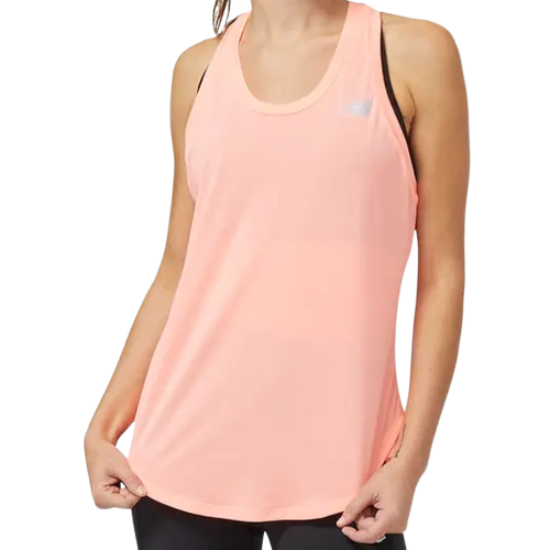 Women's top New Balance Accelerate Tank - grapefruit