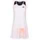 Women's dress Lotto Top W IV Dress 1 - bright white/orange