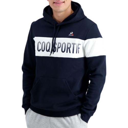 Men's Jumper Le Coq BAH Hoody N°1 SS23 - sky captain/new optical Men's Jumper Le Coq BAH Hoody N°1 SS23 - sky captain/new optical