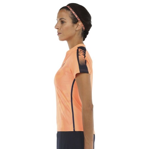 Women's T-shirt Bullpadel Yacopi Polo Woman - naranja fluor Women's T-shirt Bullpadel Yacopi Polo Woman - naranja fluor