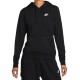 Women's jumper Nike Sportswear Club Fleece Pullover Hoodie - black/white