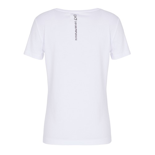 Women's T-shirt EA7 Women Jersey T-Shirt - white Women's T-shirt EA7 Women Jersey T-Shirt - white