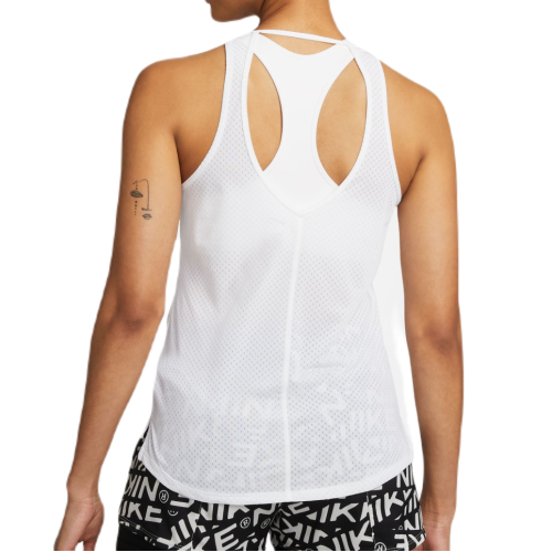 Women's top Nike Dri-FIT One Breathe Tank - white/black Women's top Nike Dri-FIT One Breathe Tank - white/black