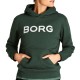 Women's jumper Bj_rn Borg Hood W BB Logo - duck green