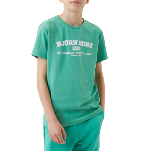 Boys' t-shirt Bj_rn Borg Sthlm T-Shirt - winter green