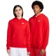 Women's jumper Nike Sportswear Club Fleece Pullover Hoodie - university red/university red/white