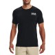 Men's T-shirt Under Armour Mens HG Iso Chill Perforated SS - black