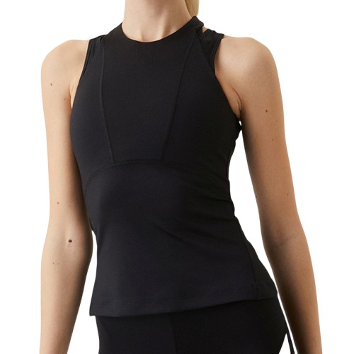 Women's top Bj_rn Borg Double Tank W STHLM - black beauty