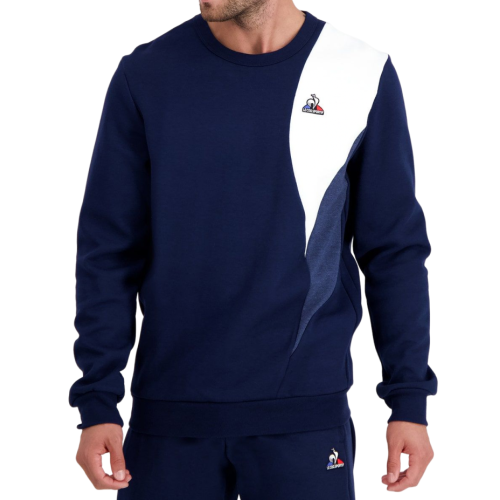 Men's Jumper Le Coq Sportif SAISON 1 Crew Sweat N°1 SS23 - bleu nuit Men's Jumper Le Coq Sportif SAISON 1 Crew Sweat N°1 SS23 - bleu nuit
