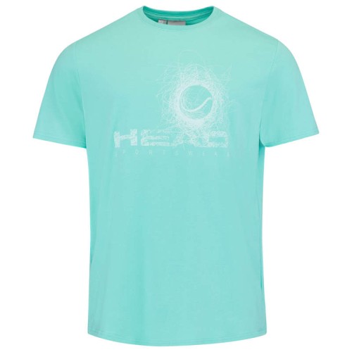 Boys' t-shirt Head Vision T-Shirt - turquoise