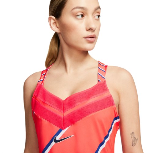 Women's dress Nike Court Dress PS NT - laser crimson/blackened blue Women's dress Nike Court Dress PS NT - laser crimson/blackened blue
