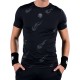 Men's T-shirt Hydrogen Flames Tech Tee Man - black Men's T-shirt Hydrogen Flames Tech Tee Man - black